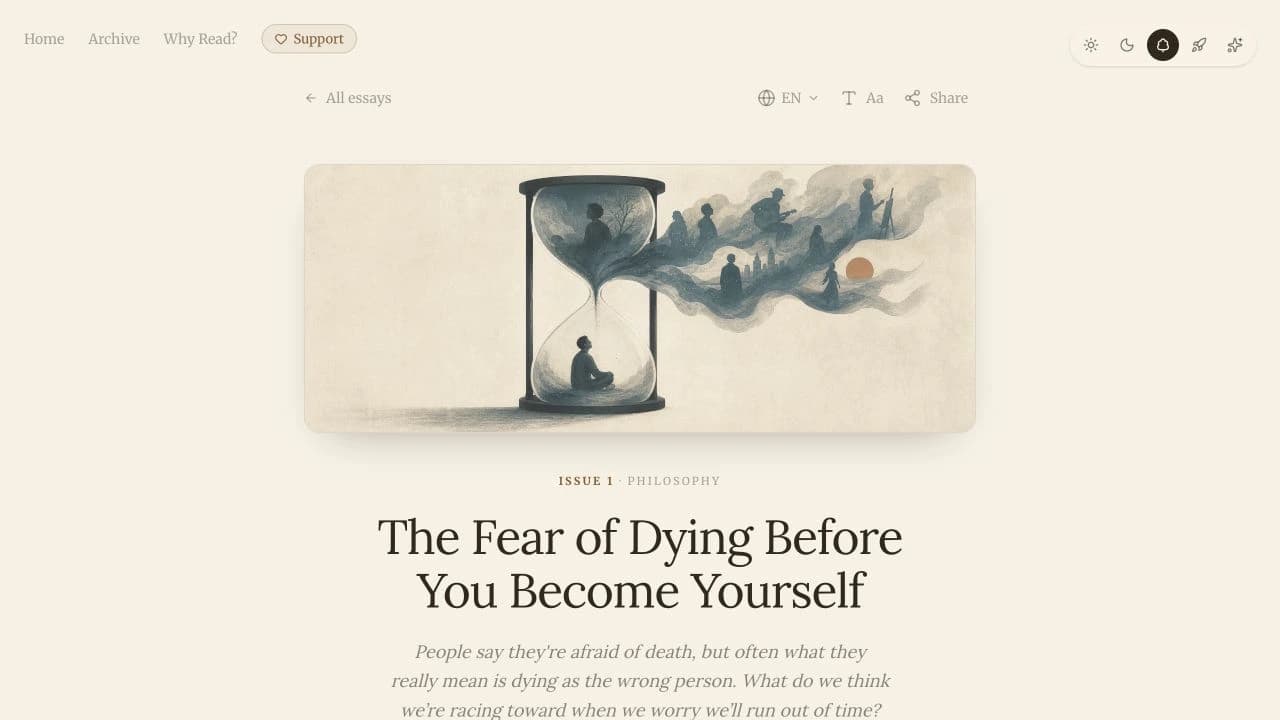 Dailicle product interface